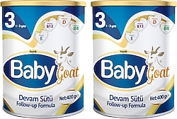 Baby Goat 3 Keçi Sütü 400 gr 2 Adet
