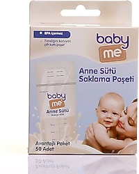 Baby&Mom 50'li Süt Saklama Poşeti
