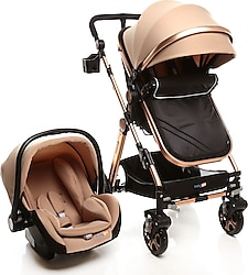 Baby&Plus Canyon Travel Sistem Bebek Arabası Kahverengi