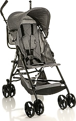 Baby Plus Galaxy Up Yarım Yatarlı Gri Baston Bebek Arabası
