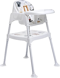 Baby Plus Multi Happy Masalı Mama Sandalyesi