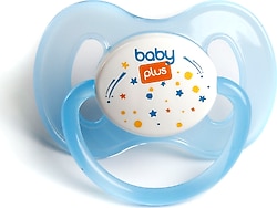 Baby Plus Tekli Damaklı 0-6 Ay Emzik Mavi