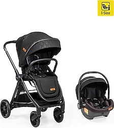 Baby2Go Petunya Plus Siyah Travel Sistem Bebek Arabası