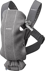 BabyBjörn Mini 3D Cotton Jersey Dark Grey Kanguru
