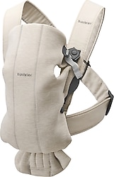 BabyBjörn Mini 3D Cotton Jersey Light Beige Kanguru