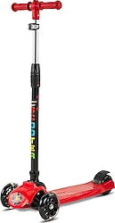 Babyhope Power JY-H01 Kırmızı 3 Tekerlekli Işıklı Çocuk Scooter