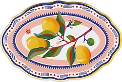 Baci Milano Dolce Vita Limon 30 cm Oval Servis Tabağı