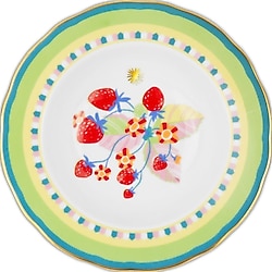 Baci Milano Mamma Mia Çilek 22 cm Tatlı Tabağı