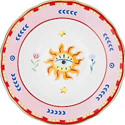 Baci Milano Mamma Mia Göz Desenli 22 cm Tatlı Tabağı