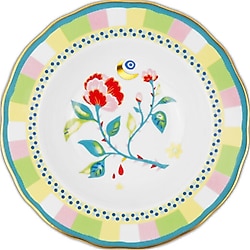 Baci Milano Mamma Mia Karanfil Desenli 22 cm Tatlı Tabağı