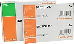Bactigras 10cm x 10cm Antiseptik Yara Örtüsü