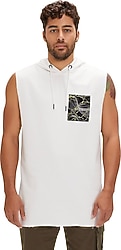 Bad Bear Bolt 24.01.12.003 Kapüşonlu Kolsuz Erkek Sweatshirt