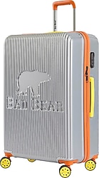 Bad Bear Logo 23.01.80.00-C57 ABS Gri Büyük Boy Valiz