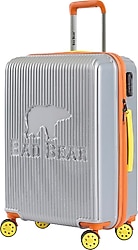 Bad Bear Logo 23.01.80.002-C57 ABS Gri Orta Boy Valiz