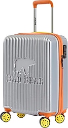 Bad Bear Logo 23.01.80.003-C57 ABS Gri Kabin Boy Valiz