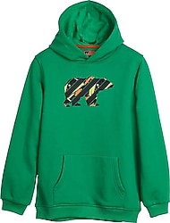 Bad Bear Mono 24.06.12.009-C13 Kapüşonlu Yeşil Çocuk Sweatshirt