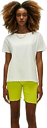 Bad Bear Nidra 22.03.07.001-C04 Beyaz Kısa Kollu Yuvarlak Yaka Kadın Tişört