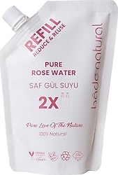 Bade Natural Refill Saf ve Doğal 200 ml Gül Suyu