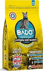Bado Kısırlaştırılmış Tavuklu 1500 gr Yetişkin Kedi Maması