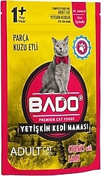 Bado Kuzu Etli 85 gr Yetişkin Yaş Kedi Maması