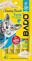 Bado Ton Balıklı 4x15 gr Krema Kedi Ödül Maması