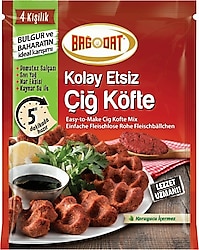 Bağdat 120 gr Kolay Etsiz Çiğ Köfte