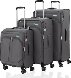 Baggaj V2411 Kabin + Orta + Büyük Boy 3'lü Valiz Seti