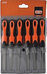Bahco 1-476-04-3-2 100 mm 6 Parça Eğe Seti