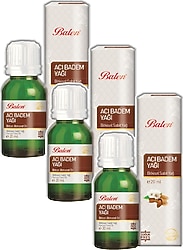 Balen Acı Badem Yağı 20 ml 3 Adet