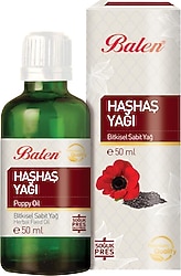 Balen Haşhaş Yağı Soğuk Pres 50 ml