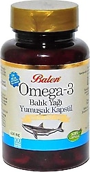 Balen Omega 3 Balık Yağı 500 mg 100 Kapsül