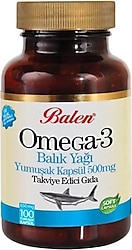 Balen Omega 3 650 mg 100 Kapsül
