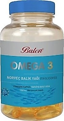 Balen Omega 3 Norveç Balık Yağı 1380 mg 100 Kapsül