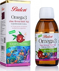 Balen Omega 3 Vişne Aromalı 100 ml Şurup