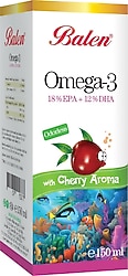 Balen Omega 3 Vişne Aromalı 150 ml Şurup