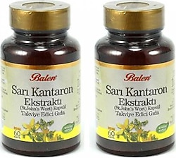 Balen Sarı Kantaron Ekstraktı St. John's Wort 300 mg 60 Kapsül 2 Adet