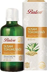 Balen Susam Tohumu Yağı Soğuk Pres 50 ml