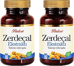 Balen Zerdeçal Ekstraktı 60 Kapsül 2'li
