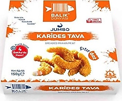Balık Dünyası Pane Jumbo Karides 150 gr