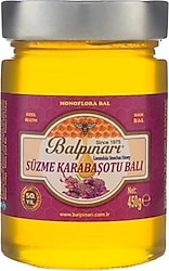 Balpınarı Süzme Karabaşotu Ham Balı 450 gr
