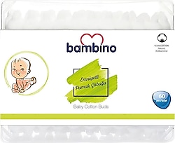 Bambino Cotton Emniyetli Kulak Çubuğu 60'lı