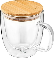 Bambum Chado 300 ml Çift Cidarlı Cam Çay Bardağı