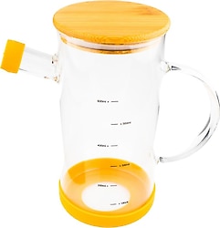 Bambum Gepetto Bambu Kapaklı 600 ml Yağdanlık