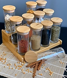Bambum Mega 12'li Basamaklı Baharat Takımı
