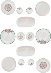 Bambum Moderna Pink 14 Parça 6 Kişilik Kahvaltı Takımı