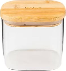 Bambum Multy Bambu Kapaklı 600 ml Cam Saklama Kabı