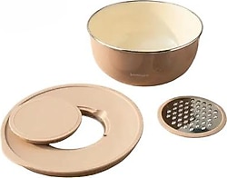 Bambum Nostalji 24 cm Rendeli Karıştırma Kabı