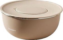Bambum Nostalji Toprak 24 cm Rendeli Karıştırma Kabı