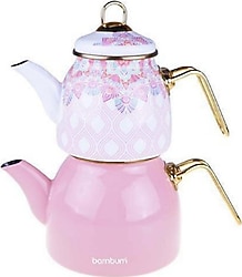 Bambum Unique Emaye Çaydanlık Pembe