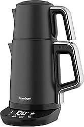 Bambum Zelda Digit 1850 W Siyah Çelik Çay Makinesi